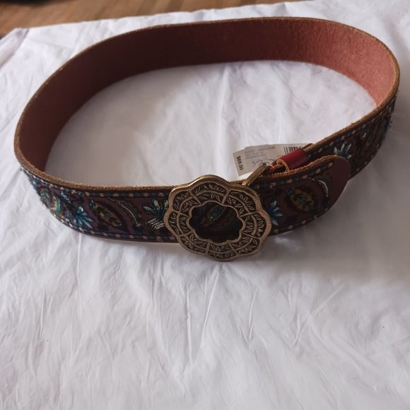 Lucky Brand Accessories Lucky Brand Womens Leather Belt Xs New With